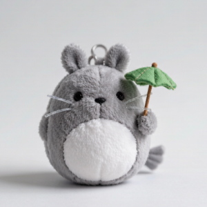 Mini Totoro Dumpling Keychain Plush