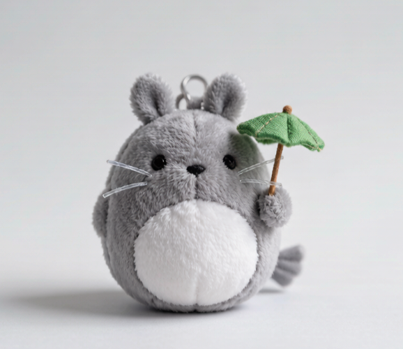 23-2.png Mini Totoro Dumpling Keychain Plush - Image 1