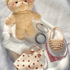 Bear Keychain Bag Charms Purse Charms Cute Keychains for Women Handbags, Backpacks, Wallet